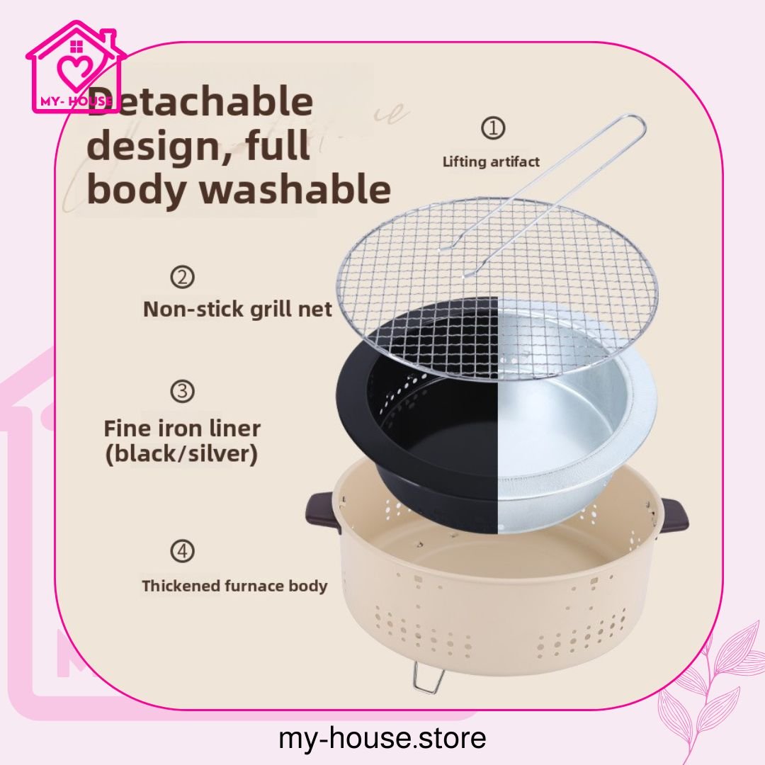 شواية الفحم المحمولة - الصورة 10