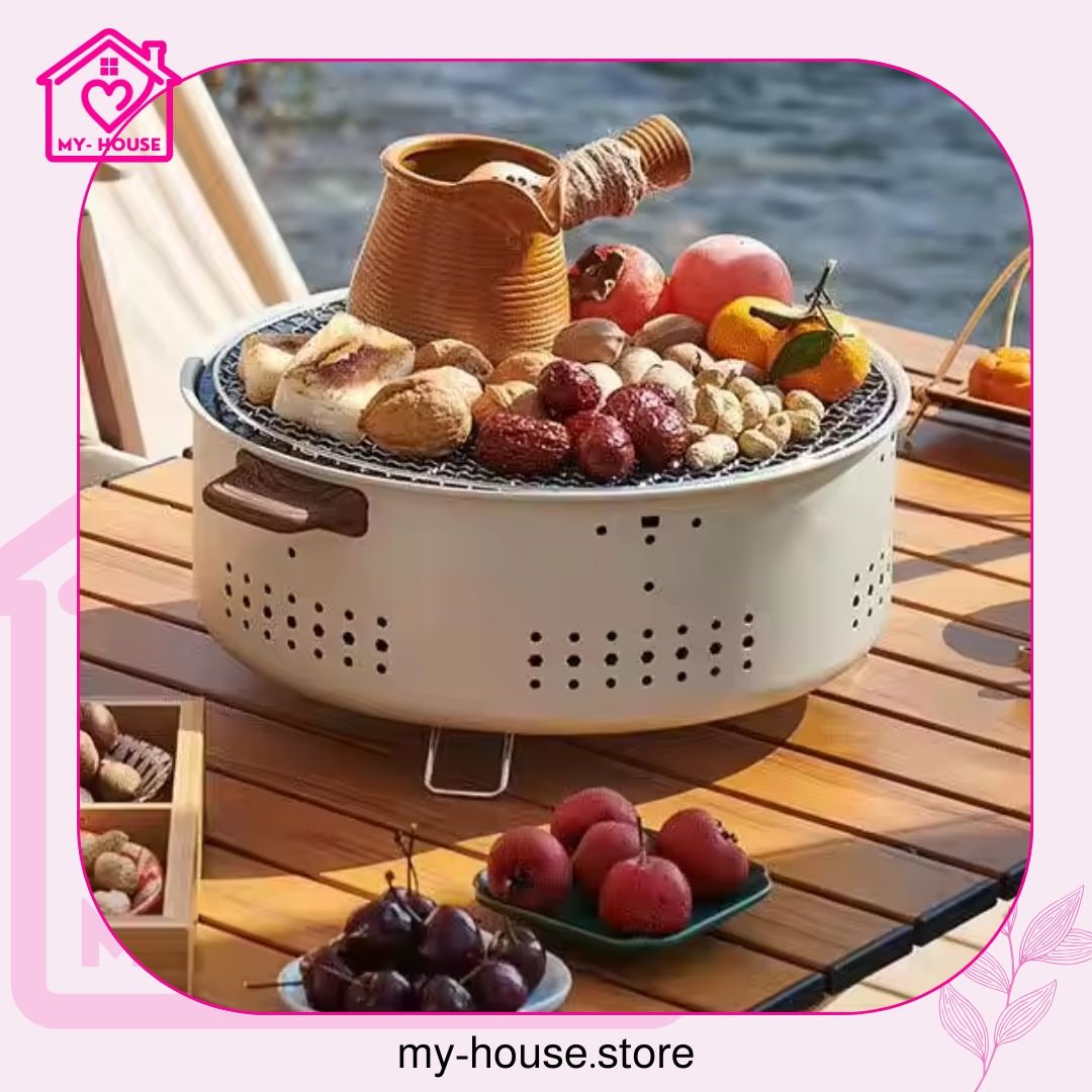 شواية الفحم المحمولة - الصورة 3