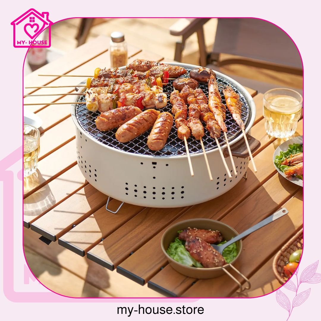 شواية الفحم المحمولة